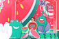 重庆SM广场「甜心掌门人」 主题展|资讯-元素谷(OSOGOO)
夏天的西瓜最甜蜜

SM广场L1层

谁说红配绿最土气？

西瓜第一个不服气！

绿色的瓜皮搭配红色的瓜瓤

才是夏天最具代表性的色彩！