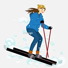 冬季旅行滑雪插画图片大小3071x3071px 图片尺寸784.58 KB 来自PNG搜索网 pngss.com 免费免扣png素材下载！白色的雪花#滑雪的女孩#卡通插画#卡通手绘#开心的孩子#手绘旅行插画#