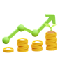 Investment Profit  3D Icon