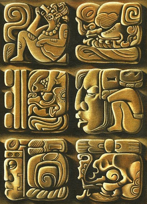 玛雅文字图片简单图片