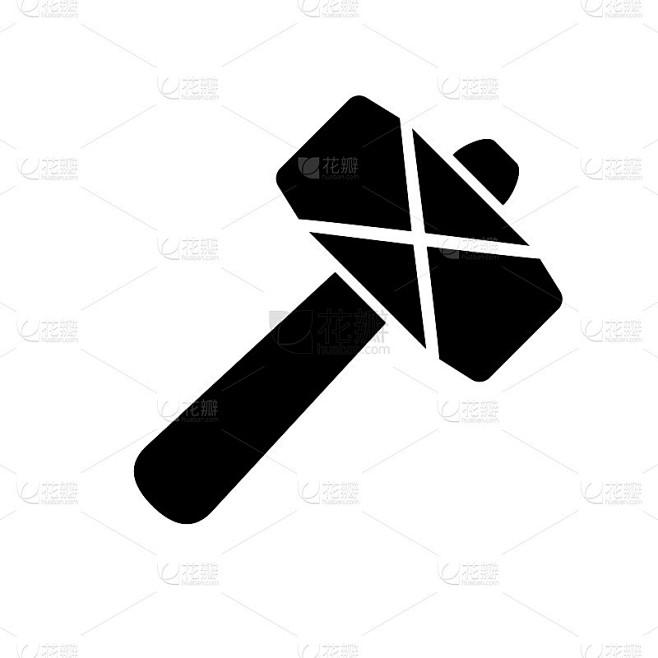 大锤图标设计，平面风格图标收集