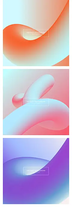 科技空间感圆形柱状曲面渐变色彩孟菲斯风格抽象背景AI矢量素材-淘宝网