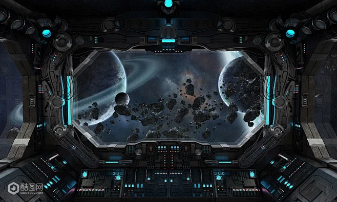 星际太空舱 宇宙飞船-科技-摄影图库素材-酷图网-花瓣网