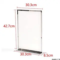 凯迪音不锈钢立式海报架A3A4广告牌商场指示牌水牌宣传牌招聘牌子-淘宝网