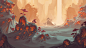 Reptiles, Frédéric Simon : Made for a mobile game that will never see daylight
