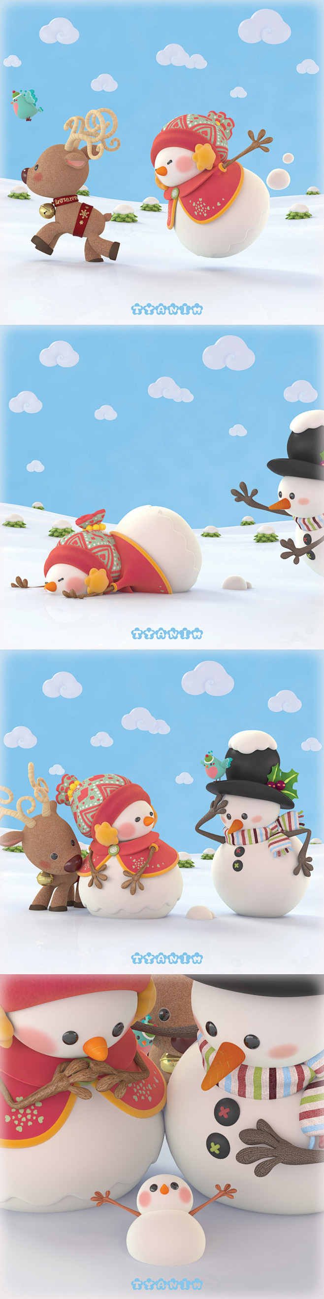 Snowman by yinxuan o...