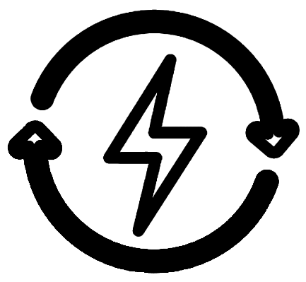 电机低功耗充电循环透明图标png