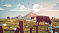 Lowpoly field by Maor Tzadoc | Abstract | 3D | CGSociety
