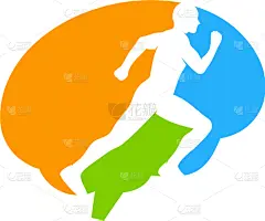品牌名称,脑部,图标,商务,慢跑,迅速,模板,跑,设计,思考
