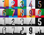 Colourful Numbers - Muokkaa : Numbers made for the second edition of 36 days of type