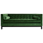 Emerald Velvet Sofa: 