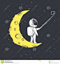 宇航员在新月形月亮拍摄自己 向量例证. 插画 包括有 要人, 设计, 宇航员, 超大, 动画片, 星形 - 123974517 : 照片 关于 宇航员在新月形月亮拍摄自己 也corel凹道例证向量. 插画 包括有 要人, 设计, 宇航员 - 123974517