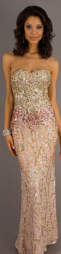 stunning sequined gown by SCALA 2013