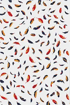 手绘水彩羽毛背景