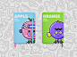 Fruit Planet水果星球卡通形象 | 暖雀网-吉祥物设计/ip设计/卡通人物/卡通形象设计/卡通品牌设计平台