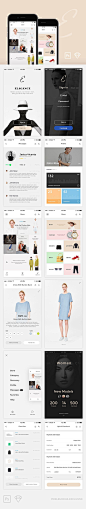 Elegance iOS UI Kit Free: 
