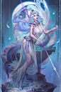希腊神话-海洋女神·忒提丝：忒提丝是古希腊神话的海中女神，友善海神涅柔斯和大洋神女多里斯的女儿，是五十个海女神姐妹的非官方领袖。曾在奥林匹斯神参与反叛事件时召来百臂巨人布里阿瑞俄斯保护宙斯。