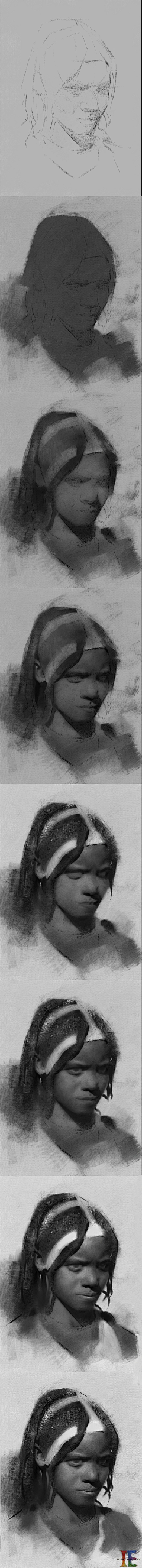 AmberJ采集到素描练习
