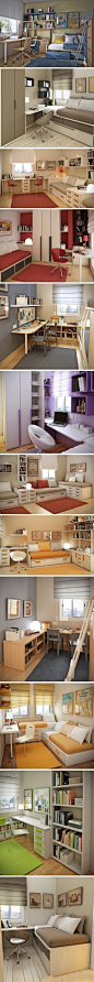 顶尖创意家居：小空间书房设计欣赏，你喜欢哪一个？