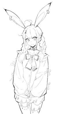 【绘画过程】三次元转二次元兔DQRABBIT~