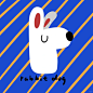 朱朱插画｜兔子狗