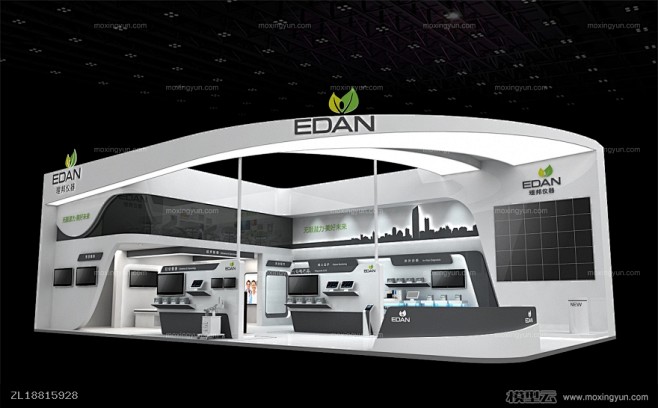 EDAN理邦医疗展台展示展览3d模型