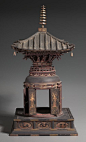 其中包括图片：Many-Jeweled Stupa Reliquary (Tahōtō shari yōki) | Cleveland Museum of Art