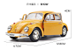 仿真1:36大众甲壳虫 1967款复古轿车合金车模 回力车汽车模型收藏-淘宝网