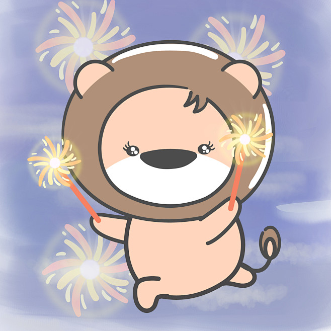 小狮子赛几新年头像