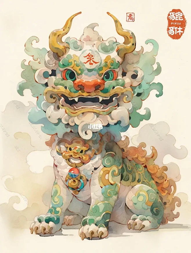 『貔貅』国风瑞兽，国潮IP设计