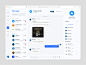 Mengchat - Messanger Dashboard Concept Light Mode by Faza Dzikrulloh for Hatypo Studio on Dribbble