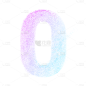 颗粒质感渐变数字元素0
