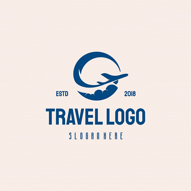 飞机，旅行旅游logo标志矢量图素材