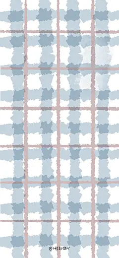 卡通 手机壁纸 格子 cr：小熊起司呀