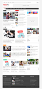 NewsPlus - Magazine/Editorial WordPress Theme on Behance