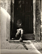 Roman Vishniac Writing a letter to his mother, who is ... | SEPIA d...