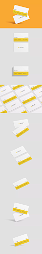 时尚高端逼真质感房地产名片设计VI样机展示模型mockups