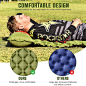 Amazon.com: Self Inflating Sleeping Pad for Camping - Large 78.7" x 27.6" Ultralight Camping Pad with Foot Pump Thick Waterproof Sleeping Mat for Camping Hiking Backpacking Outdoor Tent Air Mattress