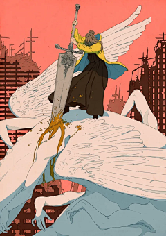 瓮牖绳枢之人采集到风格化人物