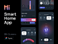 Hi - Smart Home UI Kit - UI Kits : "Hi" is an application that help users manage their house better, whenever and wherever they need.

And it's easy to use with carefully crafted elements.