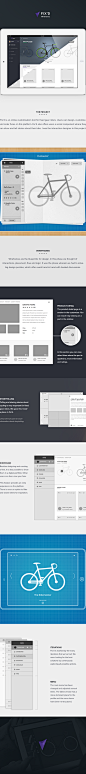Fix'd Wireframes : Fix’d is an online customisation tool for fixed gear riders. Users can design, customize and order fixies on this platform. Fix’d also offers users a social component where they can show and tell stories about their bike. I was the inte