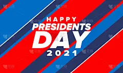 美国总统日快乐。华盛顿的生日。美国的联邦假日。2月庆祝。爱国的美国元素。海报、横幅和背景。矢量图