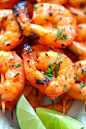 Tandoori Shrimp - perfectly marinated and grilled Indian Tandoori shrimp skewers. Super easy recipe that yields the most delicious shrimp ever | rasamalaysia.com