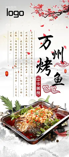 万州   - 源文件下载【酷图网】万州,烤鱼,美食,宣传,海报,设计活鱼,