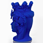 Donna Rosalia Yves Klein Blue Vase - Shop Stefania Boemi online at Artemest