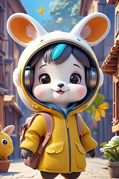 猫咪卖萌形象可爱甜心小动物模型图片