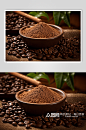 数字艺术AI咖啡豆咖啡图片素材