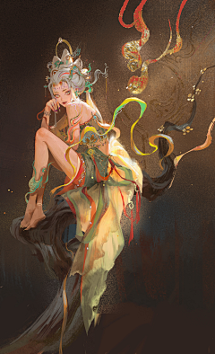 ~堂堂啊~采集到角色原画
