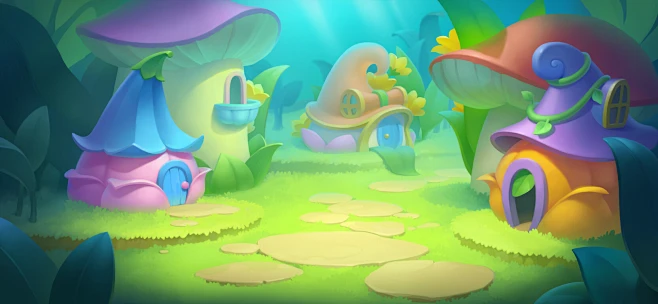 Fishdom backgrounds-花瓣网