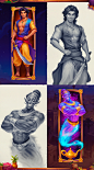 game Gaming casino slot gambling slot game game design  Character design  Alladin concept art